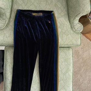 Aviator Nation Navy Velvet Sweatpants